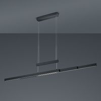 LED Pendelleuchte, Schwarz, 150 cm Höhe