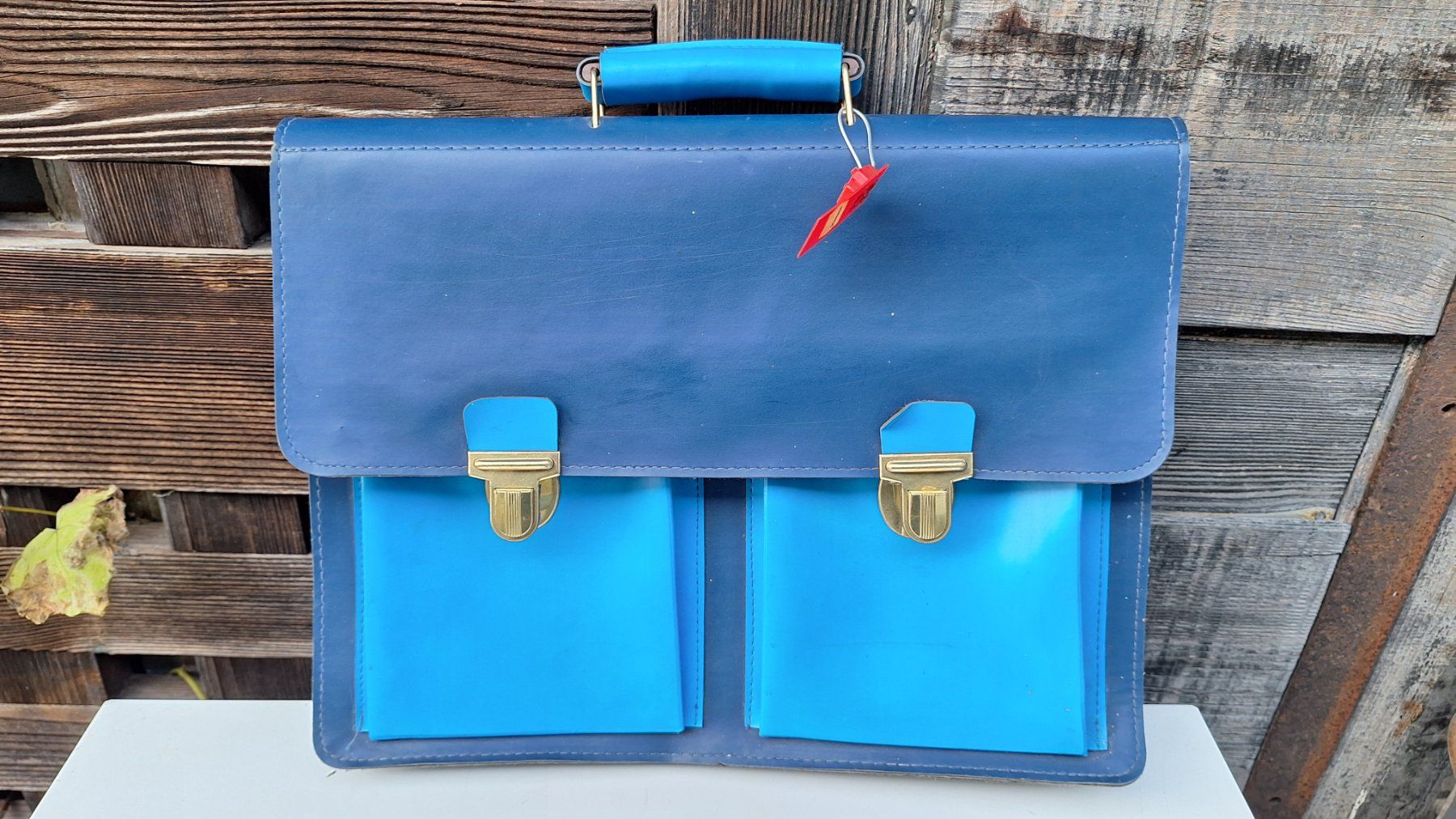 Koffer & Taschen: Blaue Vintage Aktentasche/Schultasche – Neu (gemäss Beschreibung) aus Weinfelden von JoeBaer