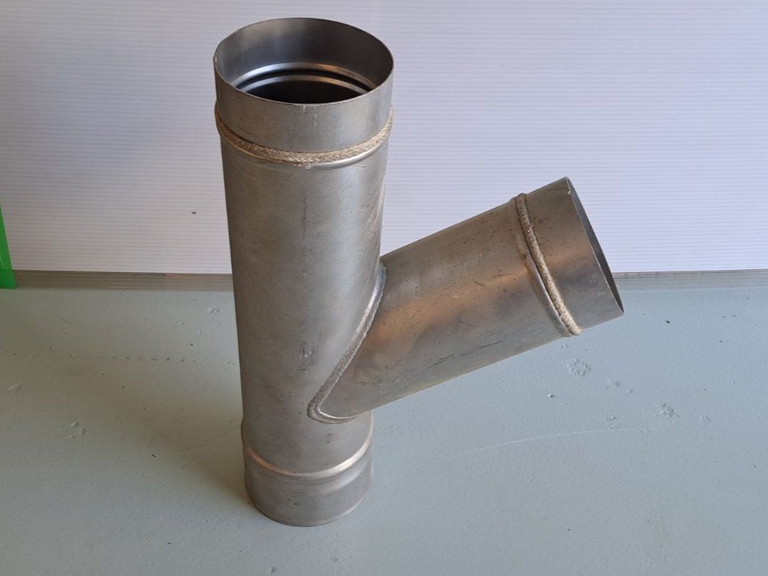 Camini: Edelstahl    T    Stück  130mm – Nuovo e nell'imballaggio originale da Matzendorf venduto da maxwin