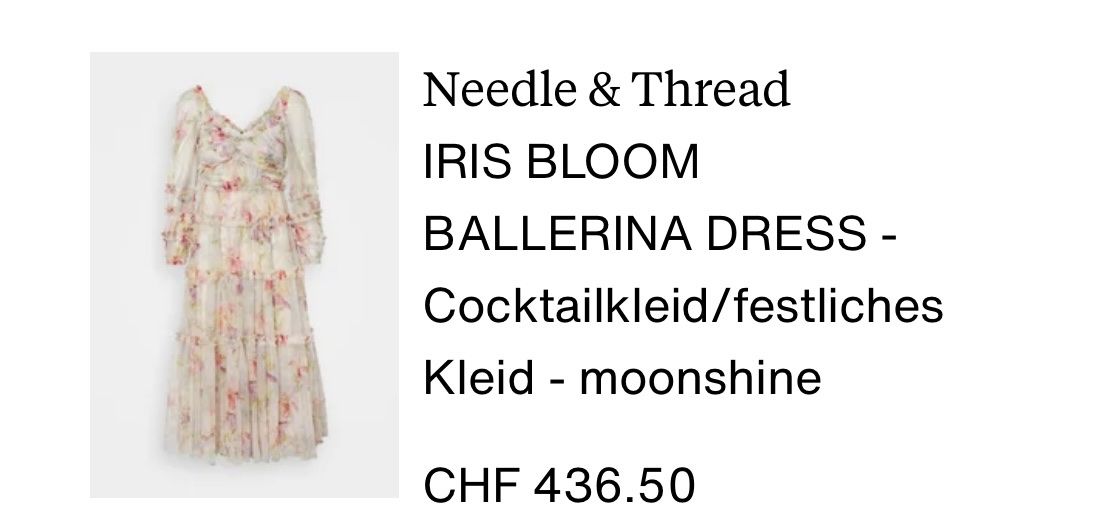 Kleider: Needle & Thread Iris Bloom Kleid, Grösse 36, neuwertig – Neu (gemäss Beschreibung) aus Jona von Good_luck_ 9