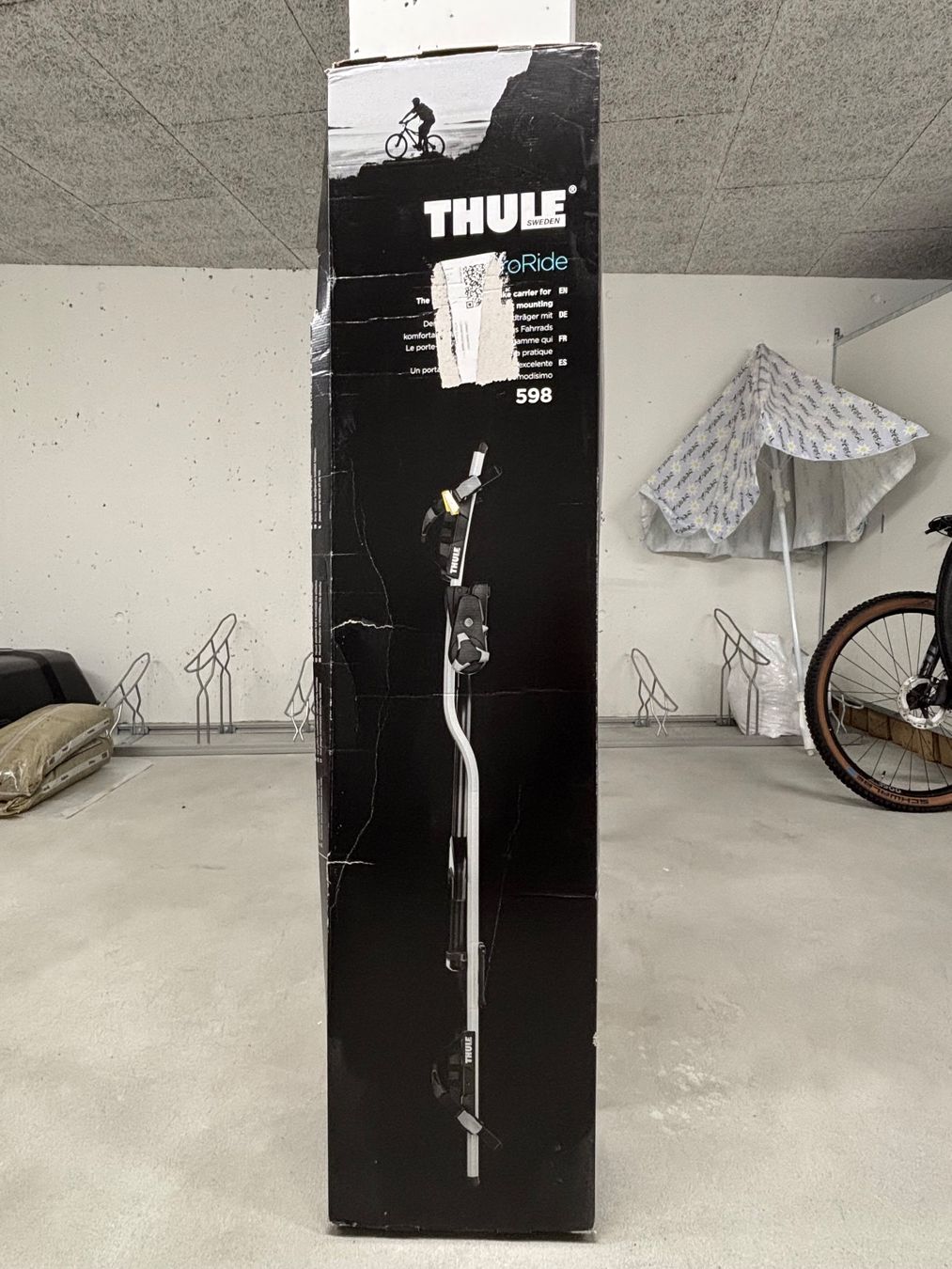 Thule Dachträger: Thule ProRide 598 Silver - NEW – Neu und originalverpackt aus Meilen von LukeSal