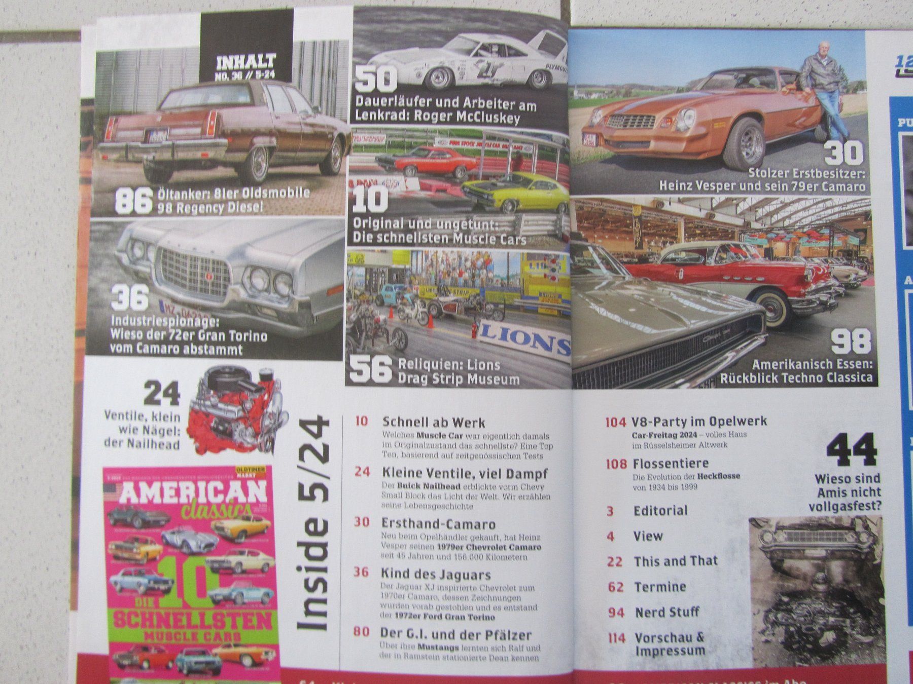 Riviste & Magazine: American classics, Nr. 5 von 2024 – Usato da Weiningen ZH venduto da dietsch57 1