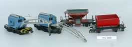 Märklin Güterwagen für Bastler 4 Stück