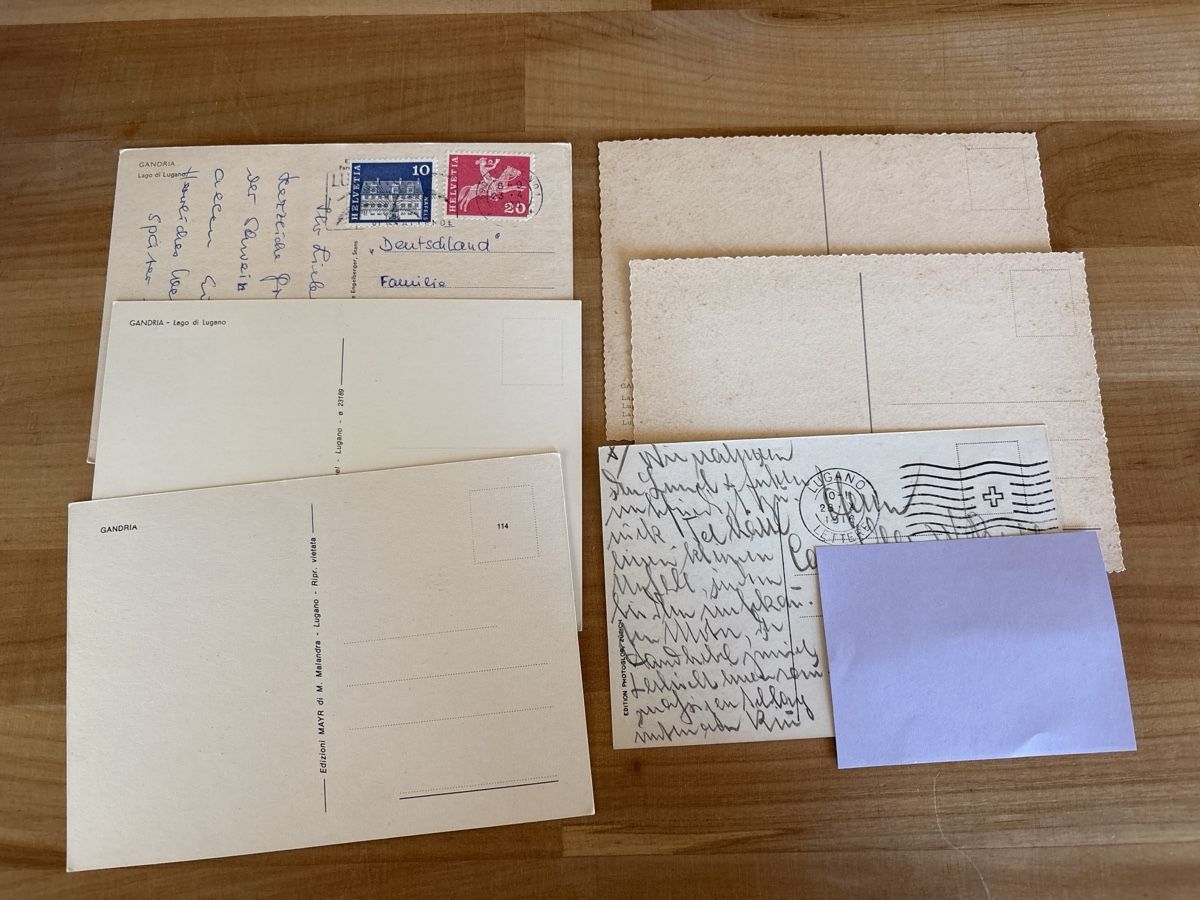 Cartoline postali: AK von Gandria – Usato da Rümlang venduto da Brieftaube1 1