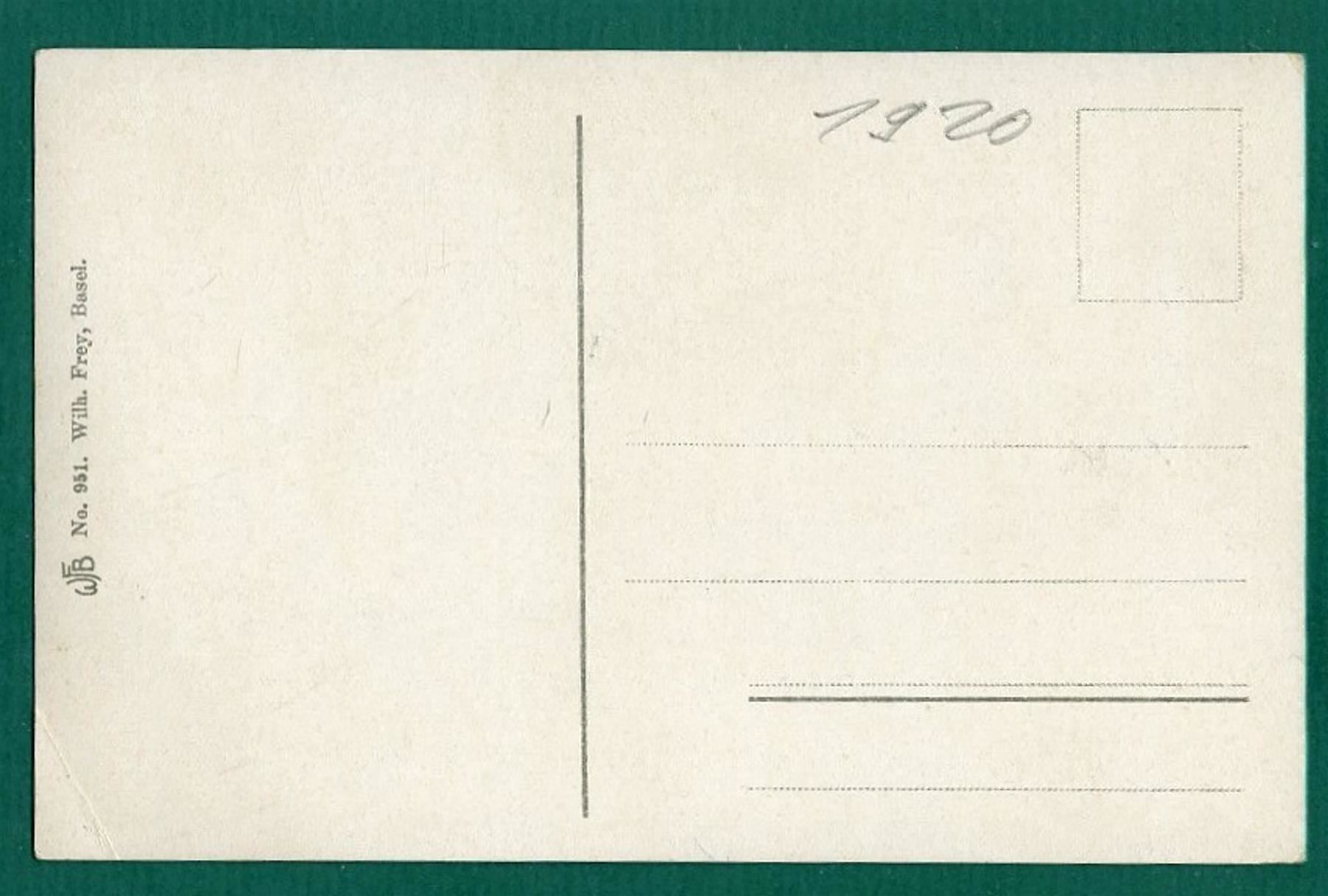 Cartes postales: Basel, Blick von der Töchterschule, ca. 1920, ungelaufen – D'occasion à Sargans par Hausi1951 1