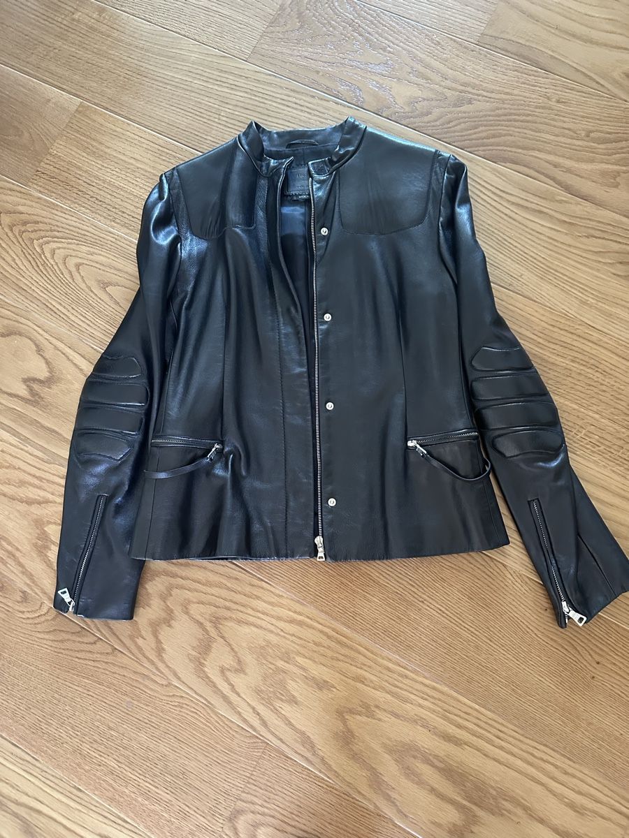 Prada Giacche: PRADA Milano Leather Jacket. Size 42. Made in Italy. – Nuovo (secondo la descrizione) da Männedorf venduto da primavera22