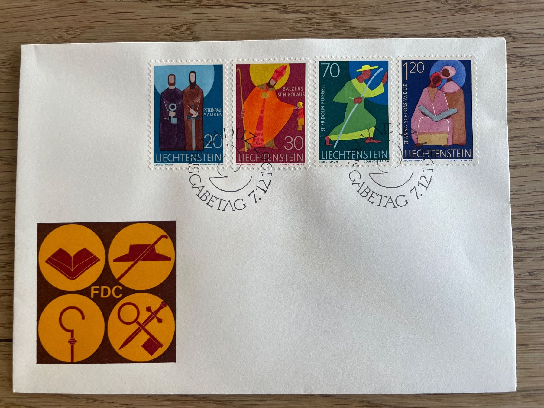 Buste & buste per spedizione: Ersttagsbriefe – Usato da Gams venduto da Sakulres 1