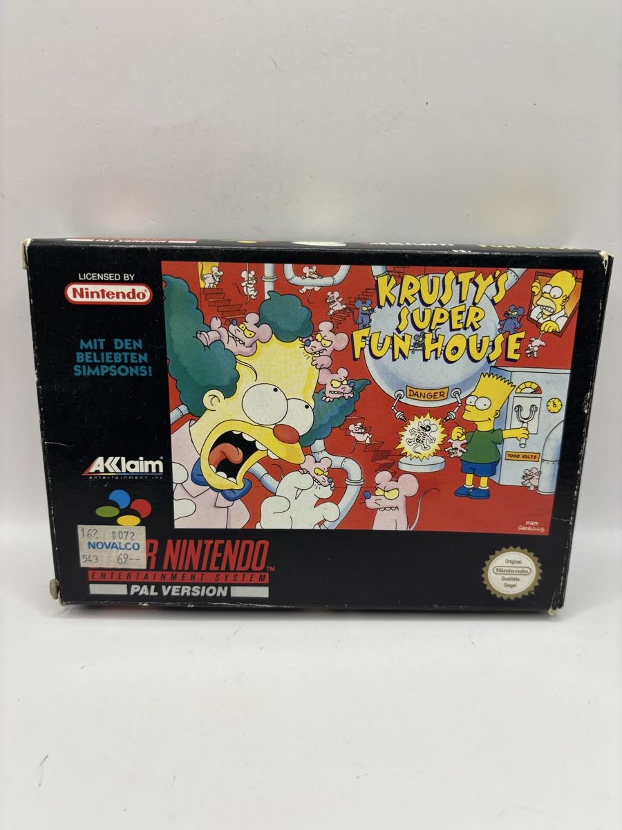 Spiele: Krusty's Super Fun House - DE SNES PAL – Gebraucht aus Genève von sho_67qj
