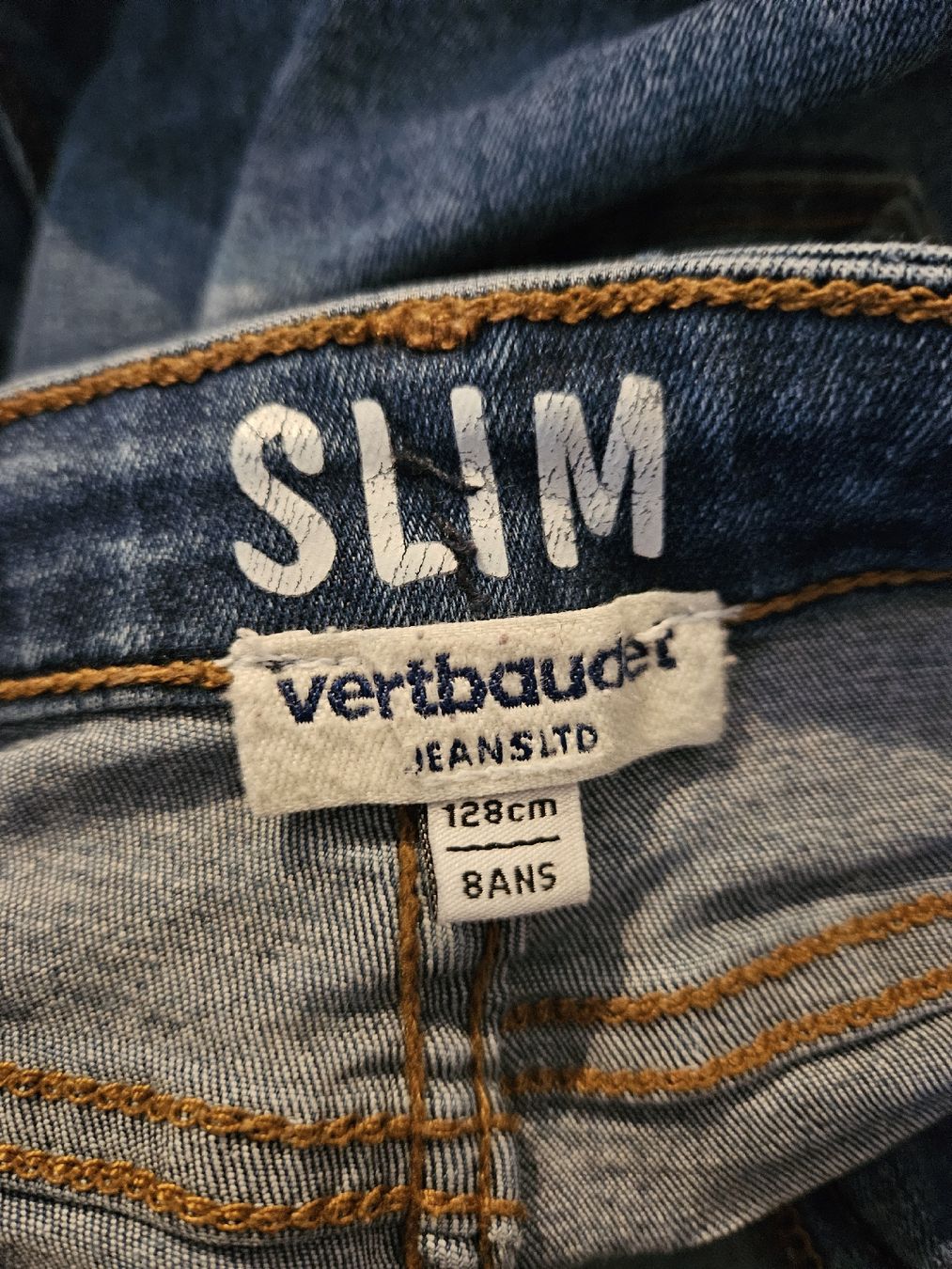 Pantaloni: Vertbaudet Slim Jeans, Gr. 128 – Usato da Arni AG venduto da Silverstar_01 2
