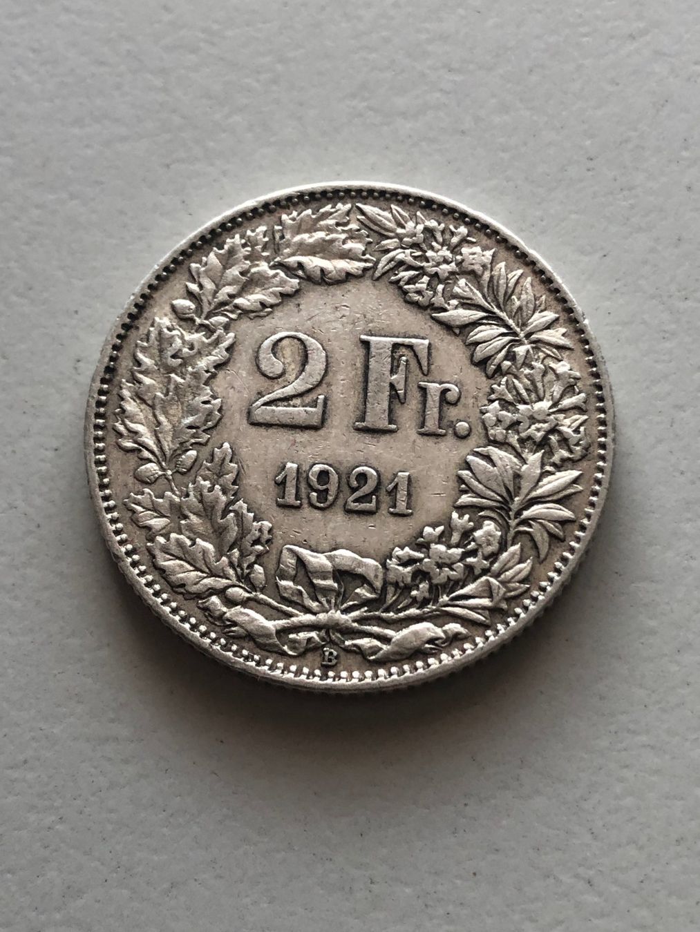 Tutti le monete: 2 Fr. 1921 – Usato da Schötz venduto da Odpa
