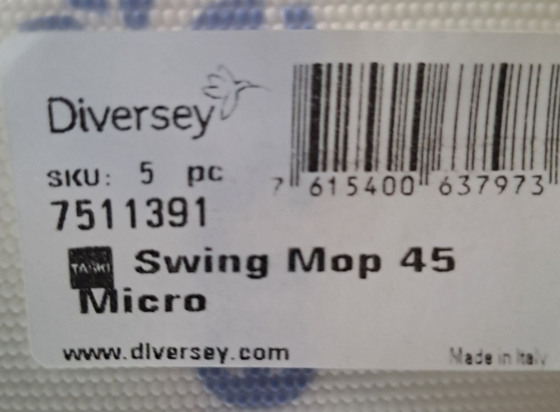 Sonstige Reinigungsgeräte: Mikrofasermop Diversey "TASKI Swing Mop", 45 cm, 5 Stk. – Neu (gemäss Beschreibung) aus Mellingen von Tira86