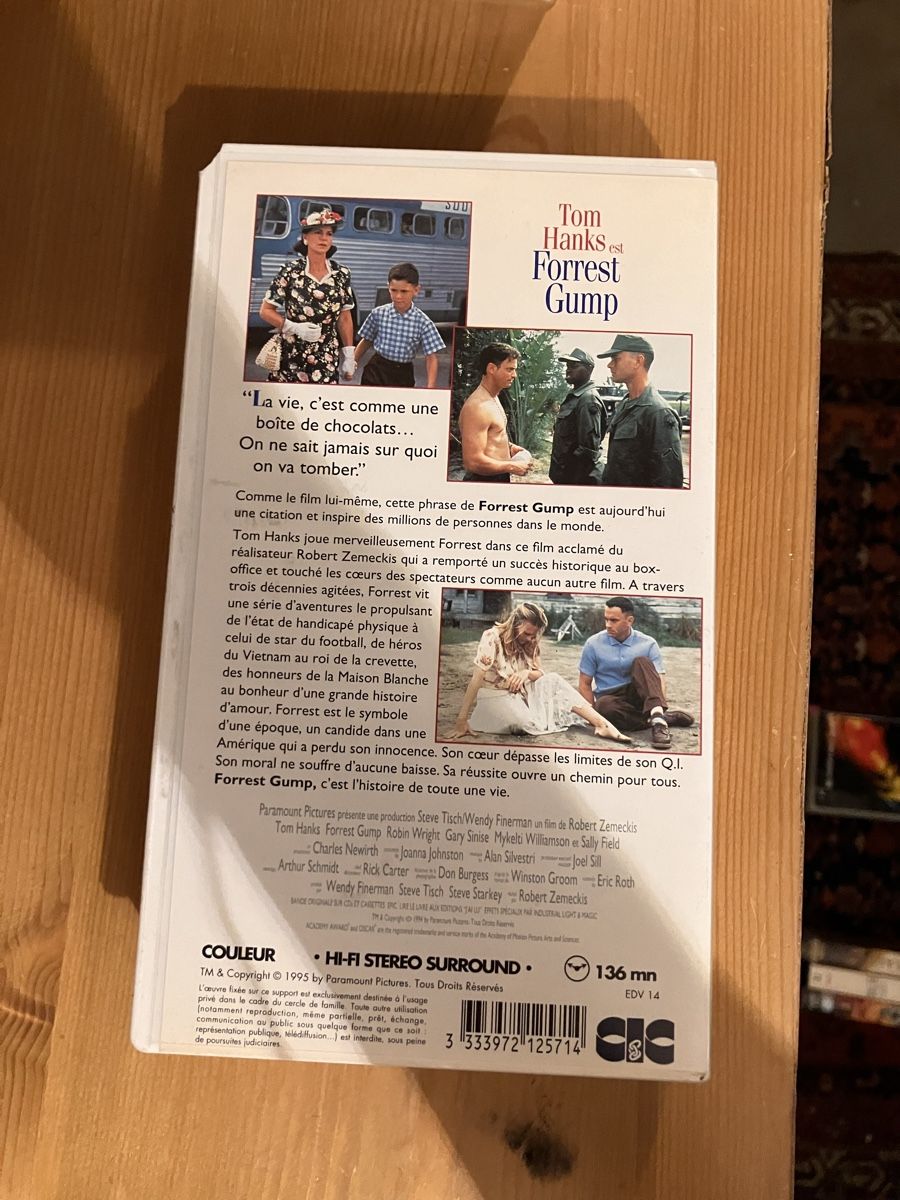 Toutes les VHS: VHS Forest Gump  – D'occasion à Pully par yan_w5mm 1