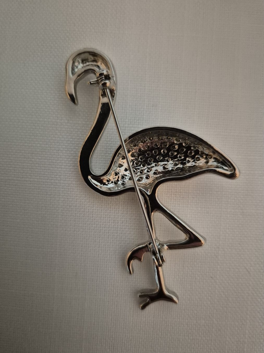 Broches & Aiguilles: Flamingo Brooch Silver-tone with Crystals – D'occasion à Zürich par mrs_kz6n 1
