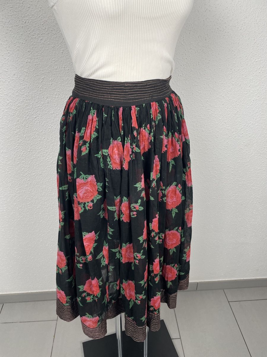 Röcke: Vintage Rose Print Midi Skirt – Gebraucht aus Knonau von Grapesvintage 7
