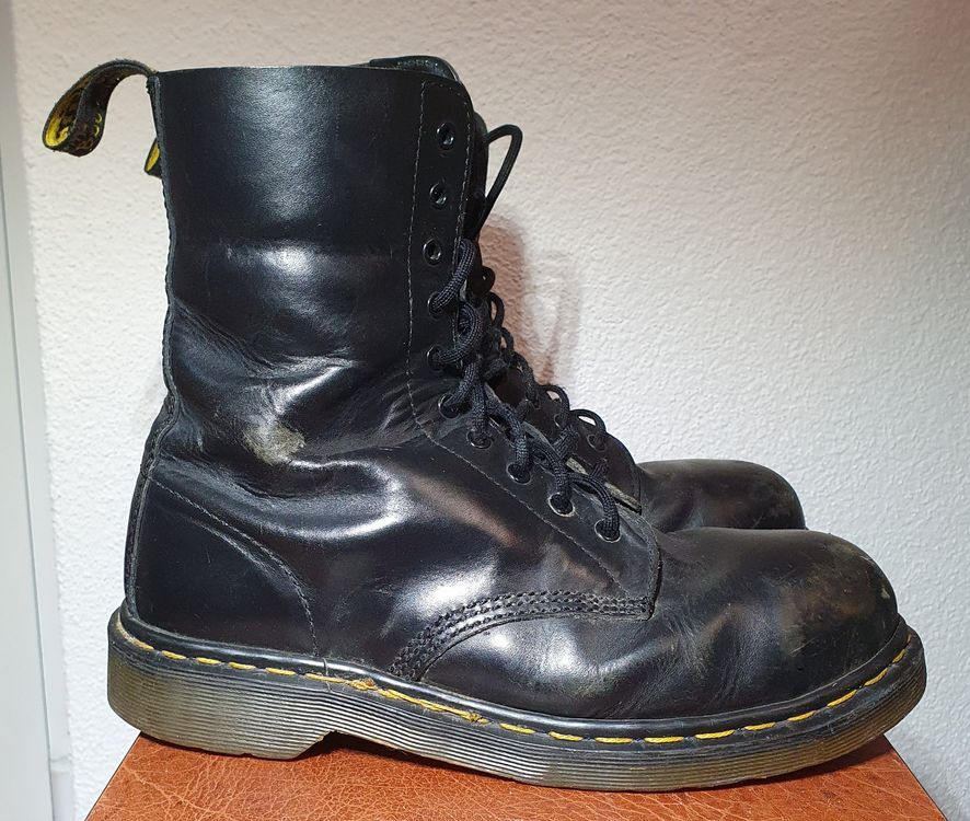 Dr. Martens 1919 10 loch Stiefel mit Stahlkappe Kaufen auf Ricardo