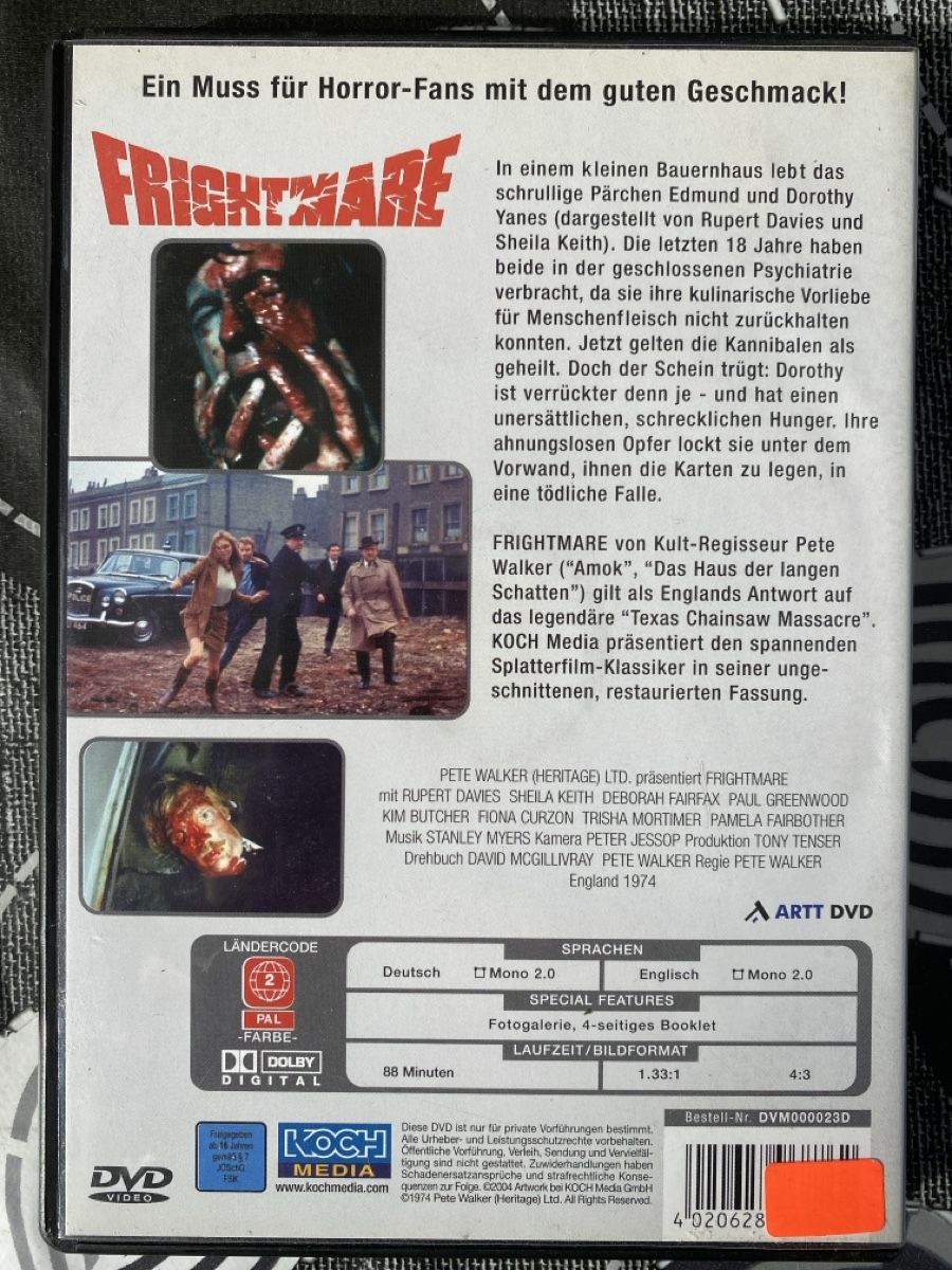 Tutti i DVDs: Frightmare – Usato da Gasel venduto da Ntomate 1