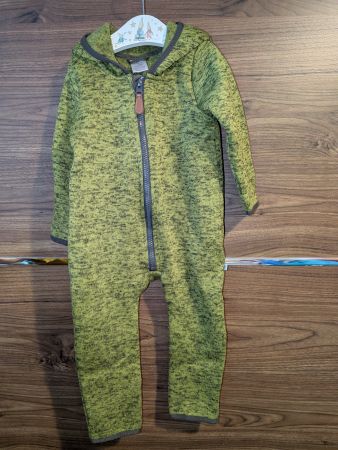 Baby Fleece Overall Jacky grün Grösse 86 gebraucht