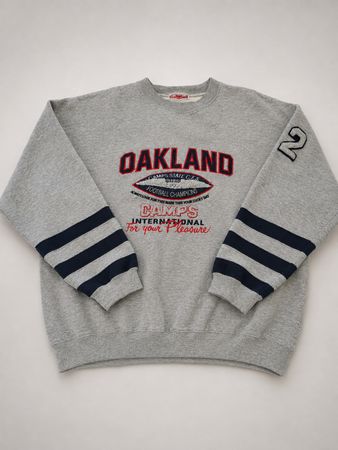 Sweatshirt vintage Camps International - Oakland 1992 - Tail