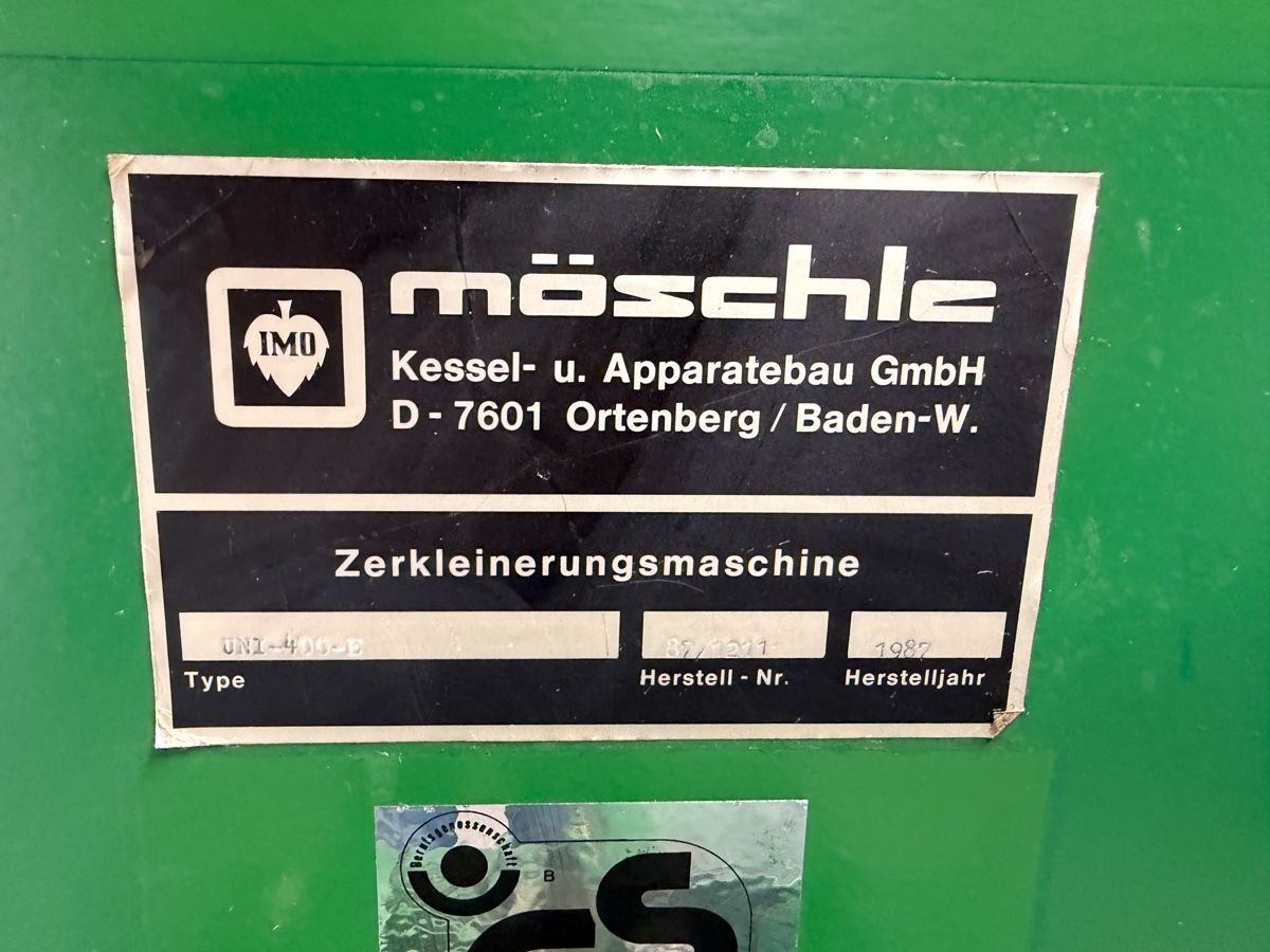 Trinciatrici: Häcksler Möschle Uni 400 E – Usato da Uttigen venduto da Safety123 1