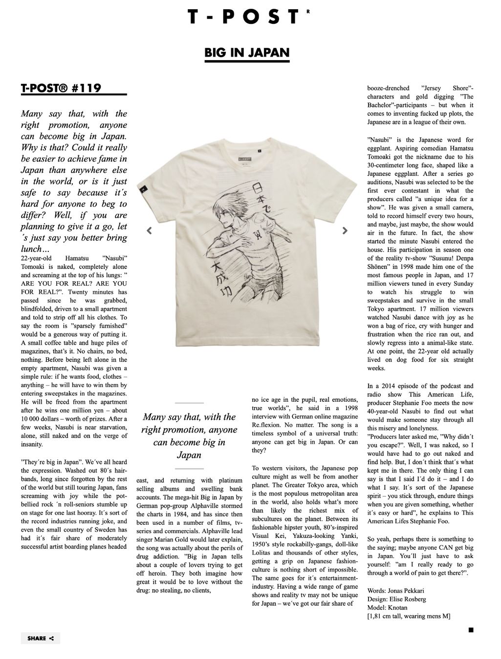 T-shirt: T-post.com Special T-Shirts mit Background - Grösse M – Nuovo (secondo la descrizione) da Münsingen venduto da Omasaki