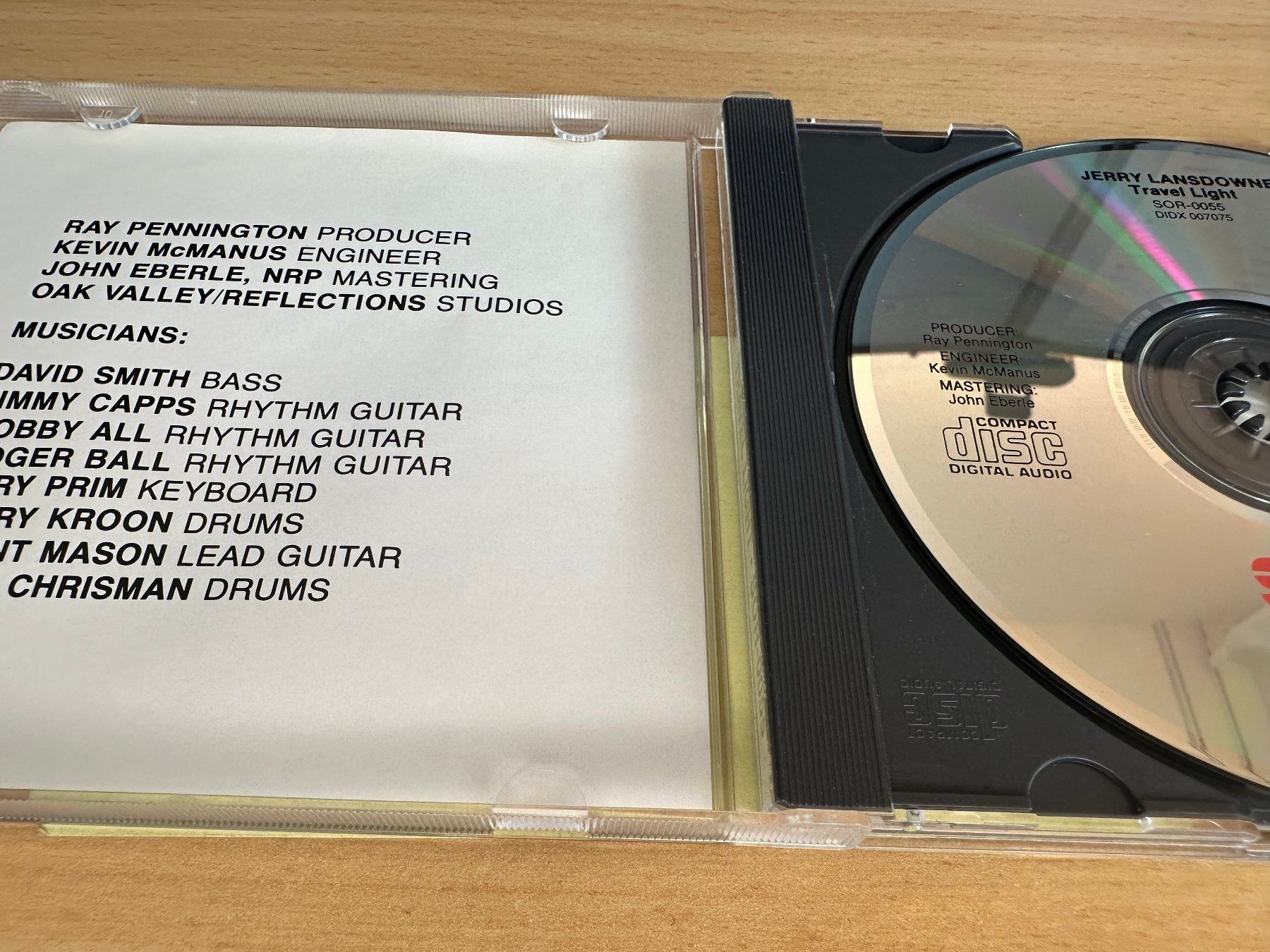 CD: Jerry Lansdowne – Travel Light – Usato da Rikon im Tösstal venduto da Alpenmutz 2