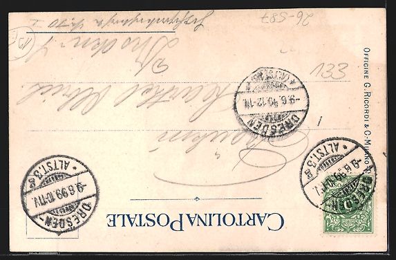 Cartoline postali: Adolfo Hohenstein: Szenen aus der Oper I – Usato da Berlin venduto da bartko-reher 1