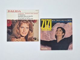 Dalida & Zizi Jeanmaire Vinyl EP Sammlung Chanson 1960er