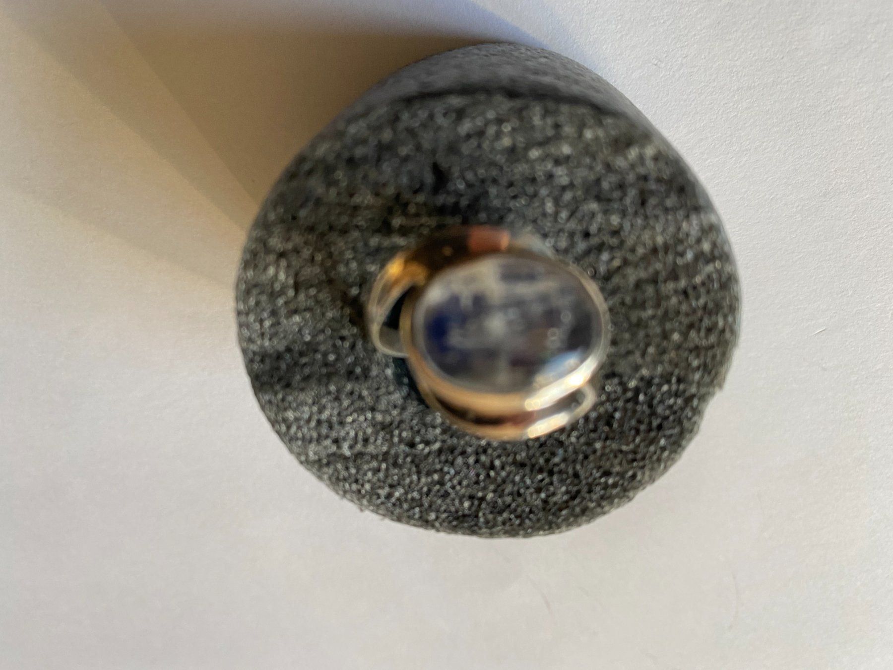 Anelli: Ring, Silber/Labradorit, Durchm.54mm(35) – Nuovo (secondo la descrizione) da Muri b. Bern venduto da Silberqualle 2