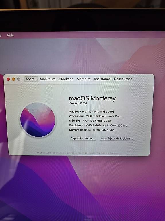 Notebook:  APPLE MACBOOK PRO 15"  BATTERIE NEUVE !  – Usato da Bussigny venduto da Digi83 1