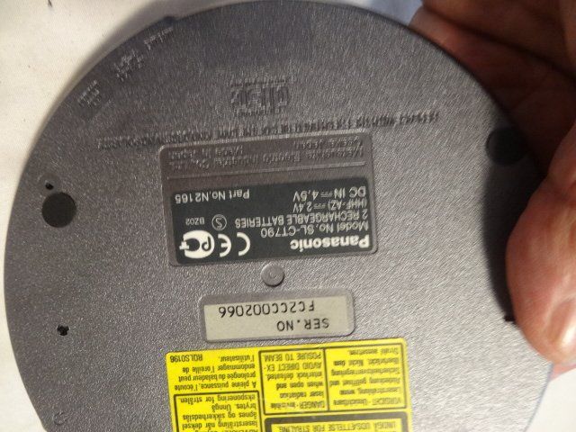 Panasonic Lettore multimediale & Streamer: PANASONIC SL-C1790 COMPACT DISC-PORTABLE CD PLAYER-NO WORK – Usato da zürich venduto da ahmad01 9
