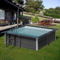 AZTECK Aufstellpool QUADRATISCH