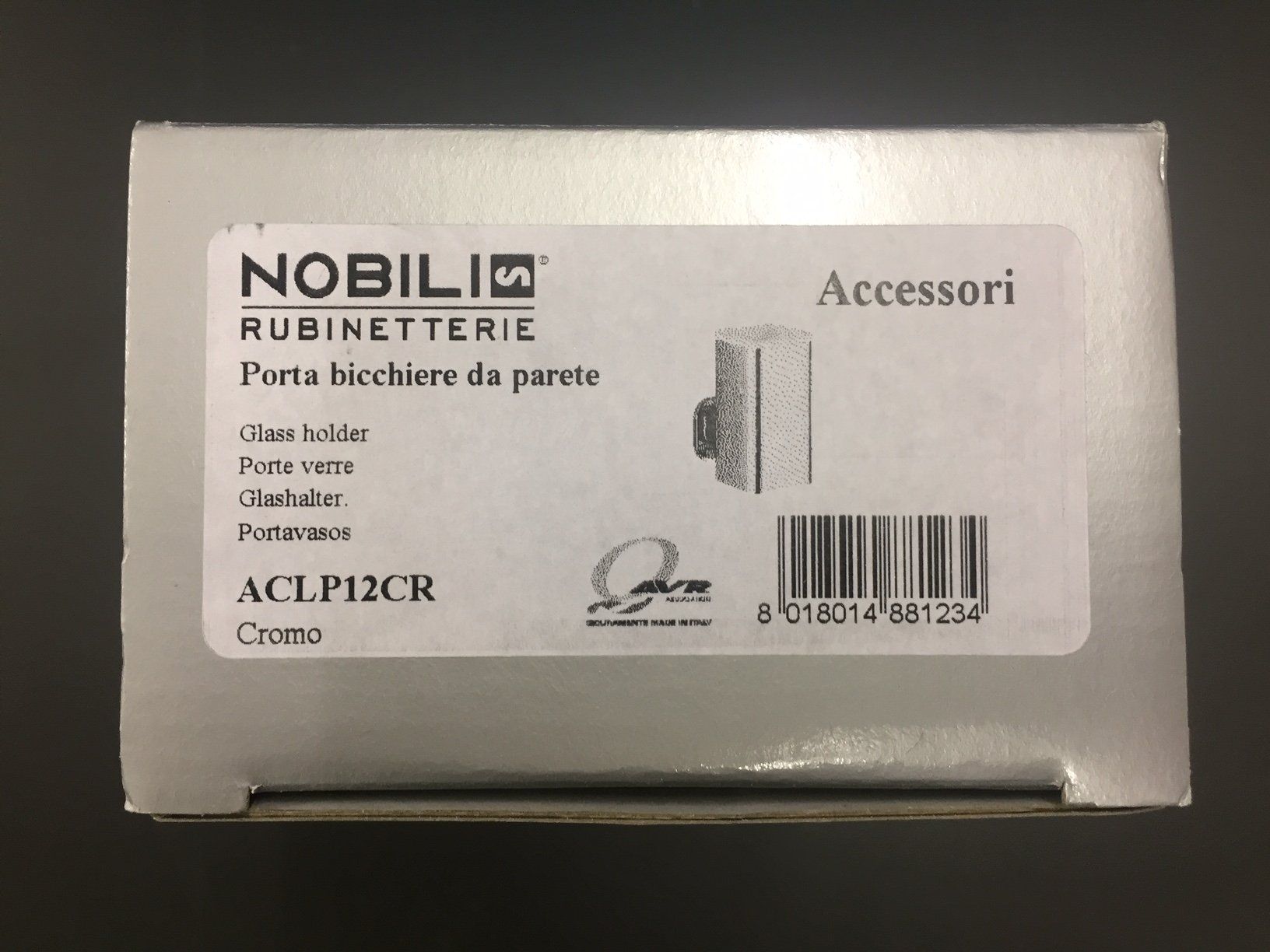 Alle Dekorationen: Porta bicchieri da parete NOBILI – Neu und originalverpackt aus Losone von pelchr