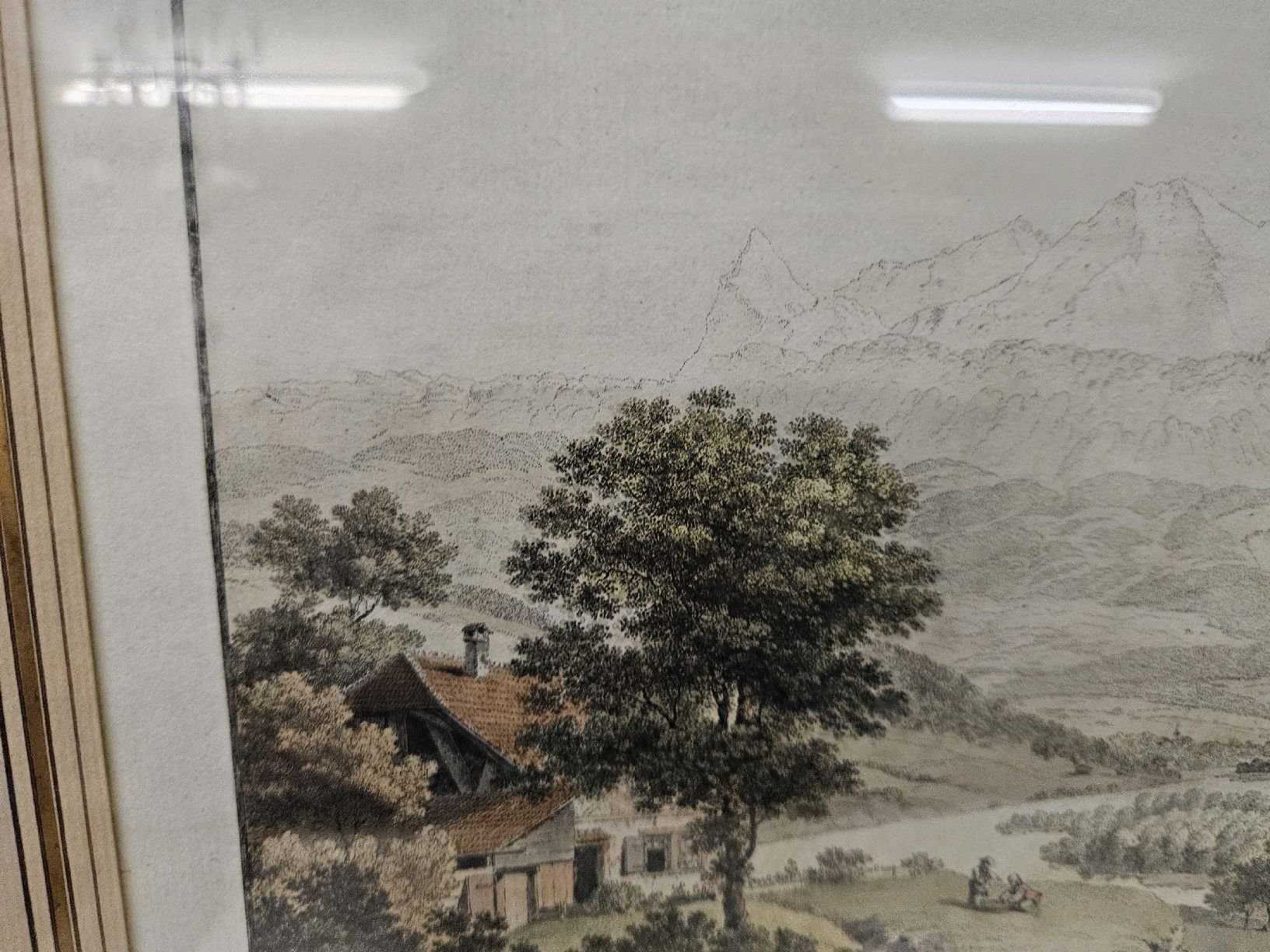 Stiche: stich antik handcoloriert – Defekt aus Schwellbrunn von Gottesnipper 6