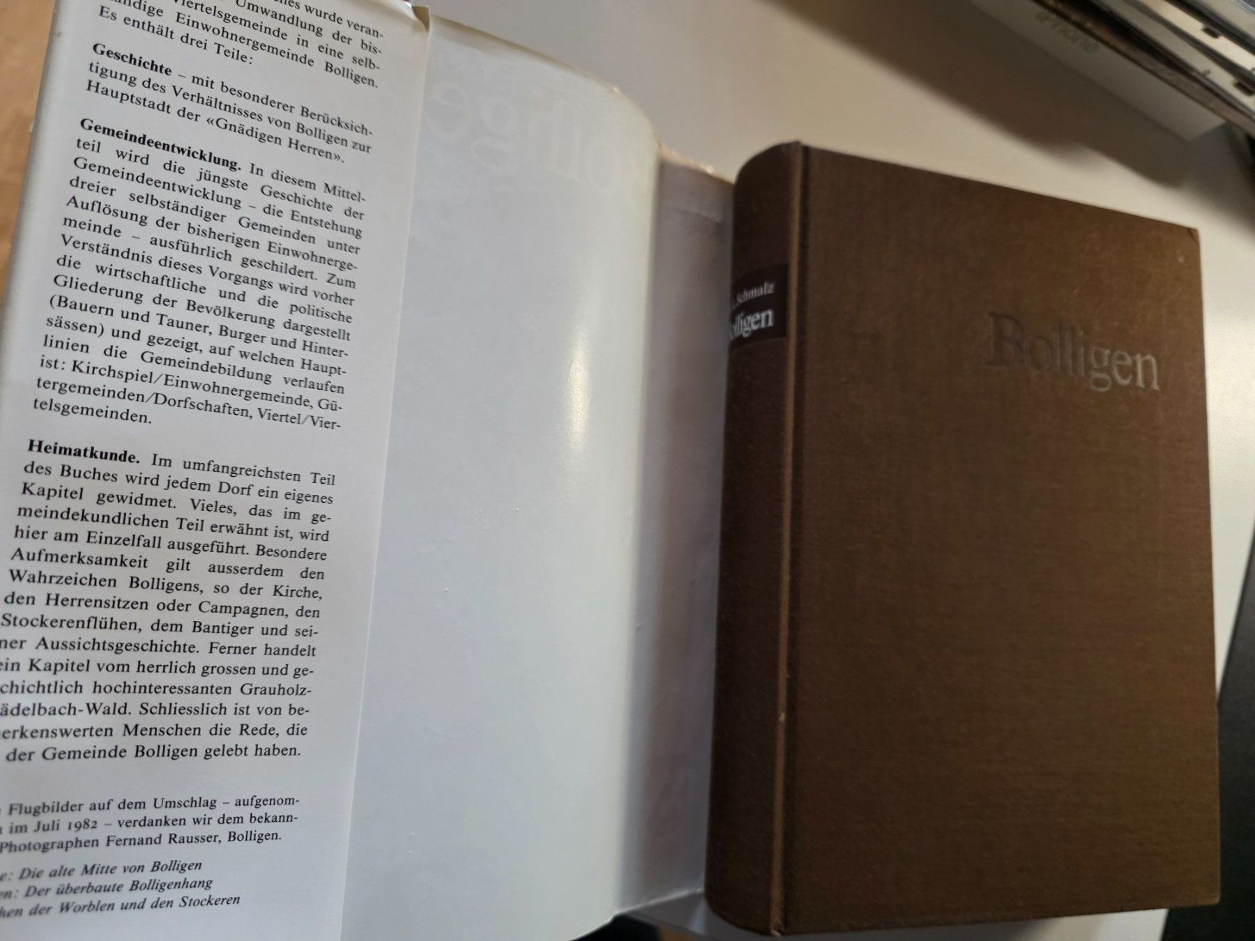 Libri: Heimat Buch Bolligen - K. L. Schmalz - 1982 – Usato da Walterswil BE venduto da Lonitti 5