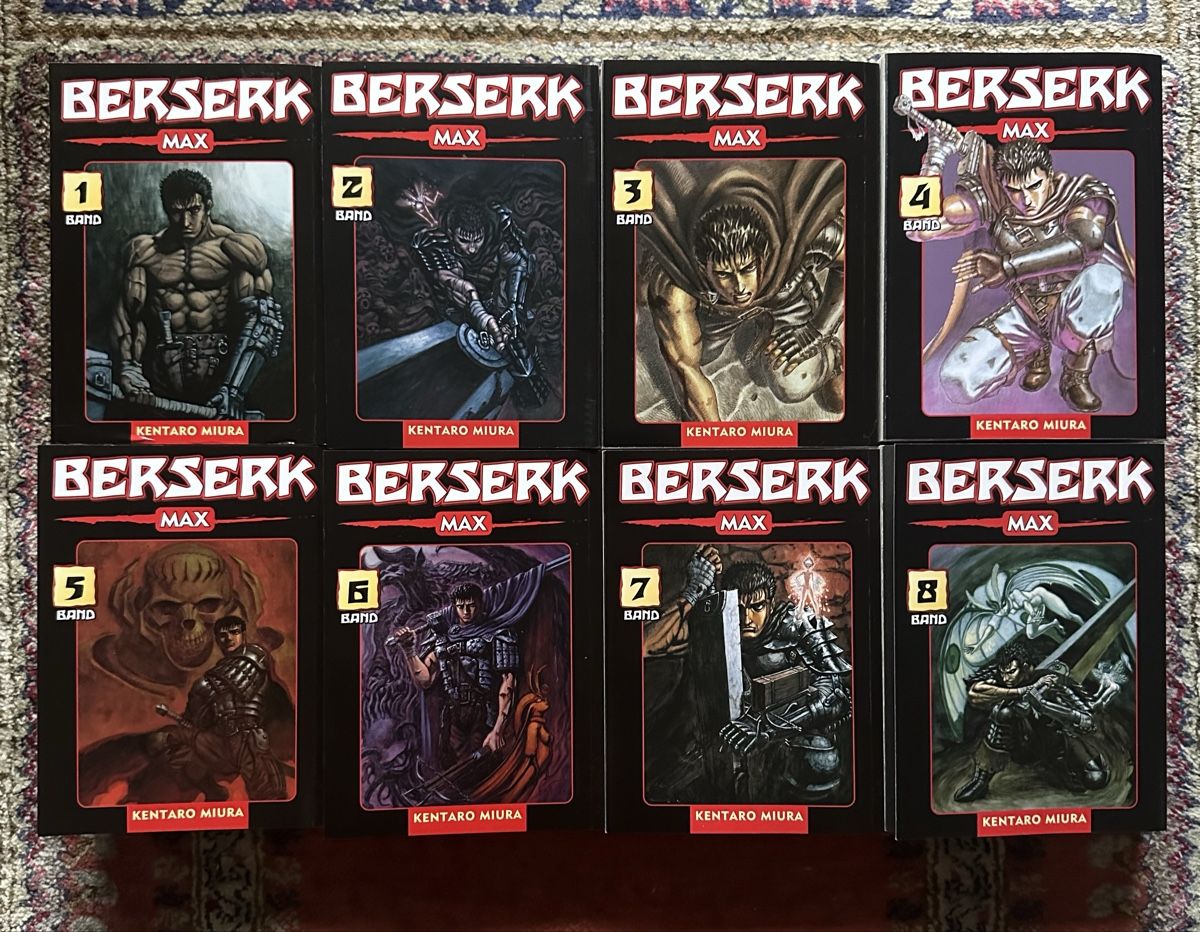 Fumetti: Berserk Max Manga Bände 1-8 – Usato da Basel venduto da Karambule