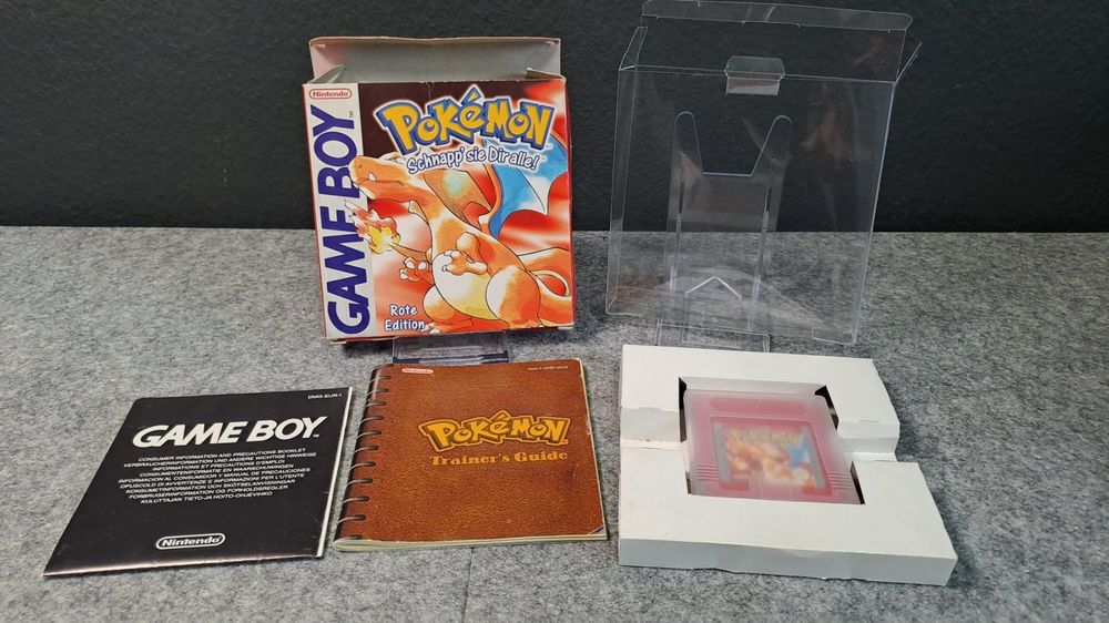 Pokémon Rote Edition – Original Game Boy Spiel (DEU) AB 1.- (Gebraucht ...