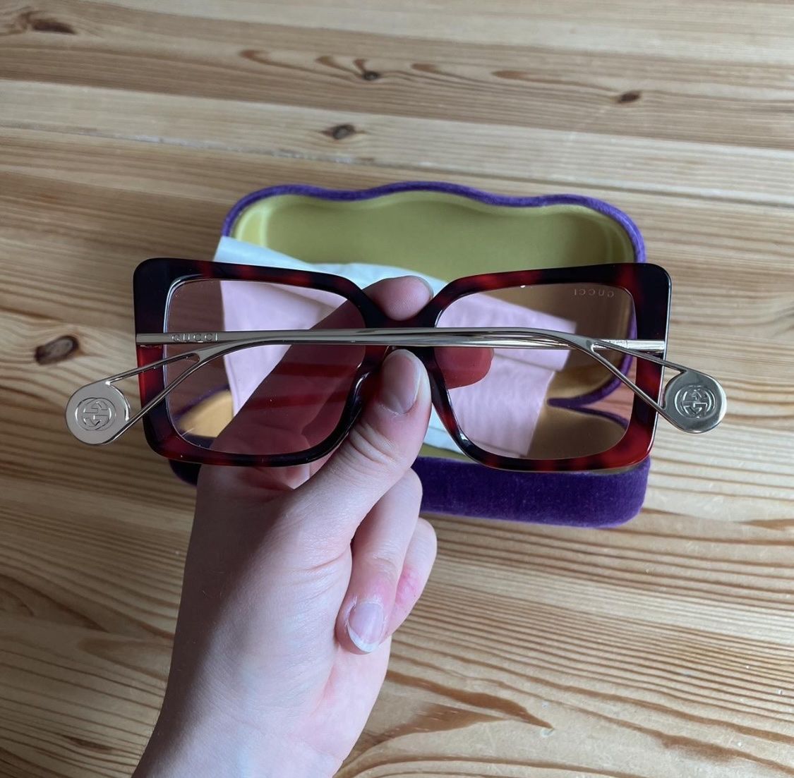 Gucci Occhiali & Lenti: Gucci Sunglasses - Red Tortoise Shell - Like New! – Nuovo (secondo la descrizione) da Chur venduto da Abbybaumgartner 1