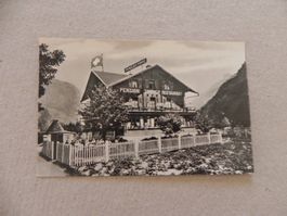 Carte Visp Viège VS Pension Sonne 1951