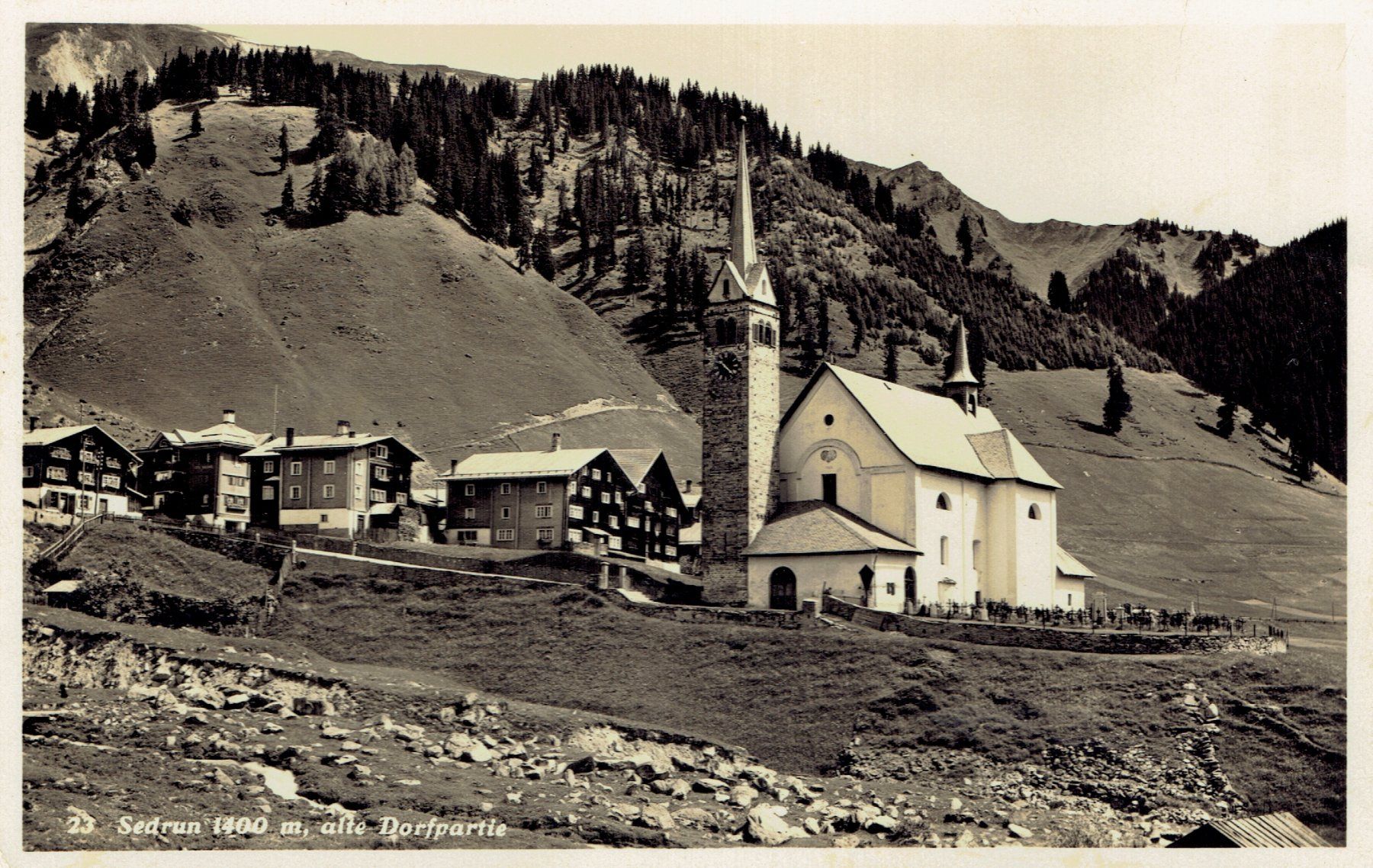 Cartes postales: Sedrun GR, um 1930 – D'occasion à Otelfingen par Schmitte9