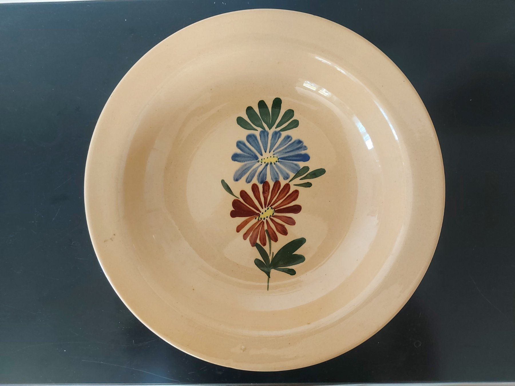 Ciotole: Antike Schale mit Blumenzweiglein Vintage – Usato da Pfäffikon ZH venduto da eric0113