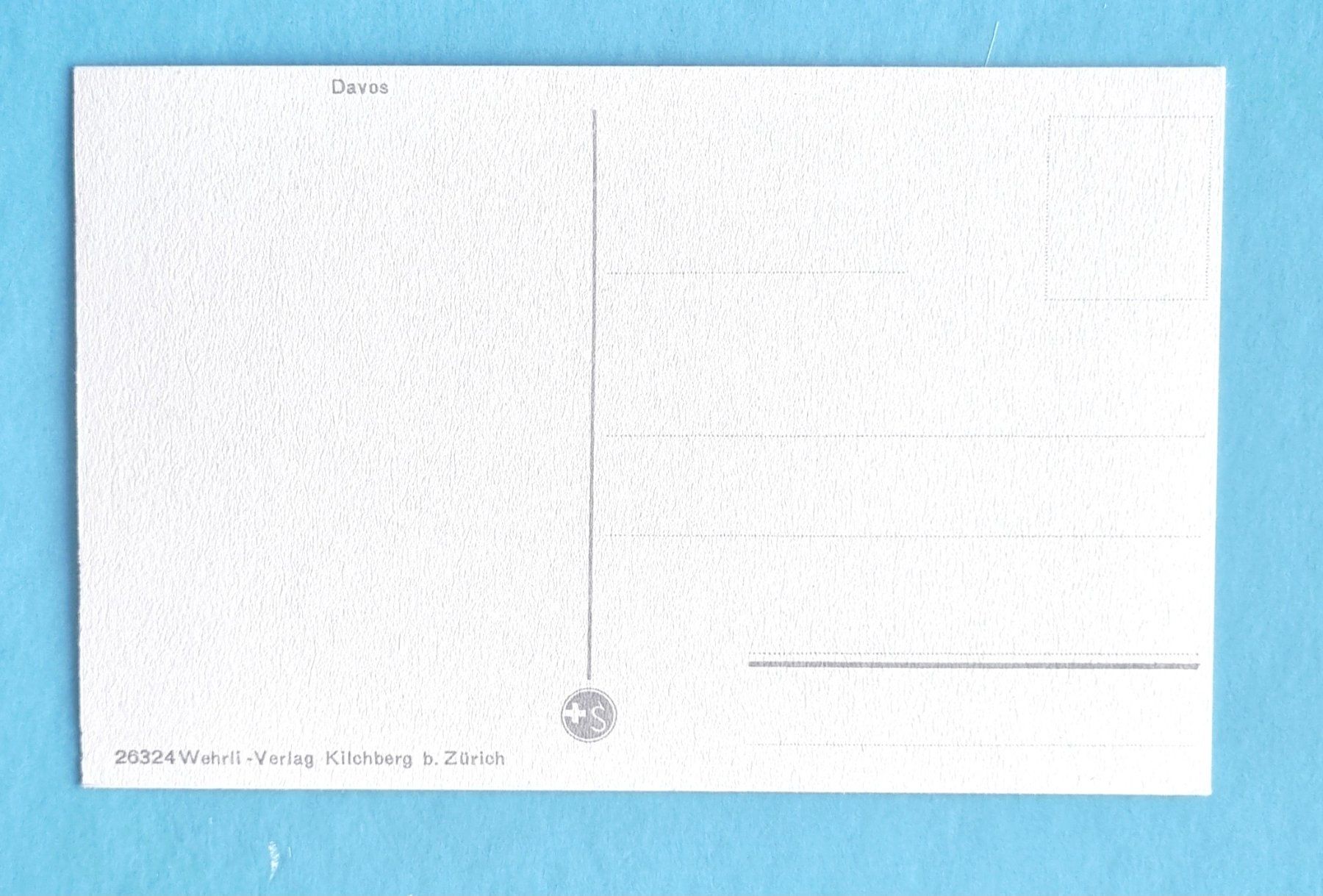 Cartoline postali: Davos - Wintersport – Usato da Rothrist venduto da RROENK 1