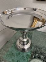 Wunderschöne Schale Aluminium Steel  mit Deko