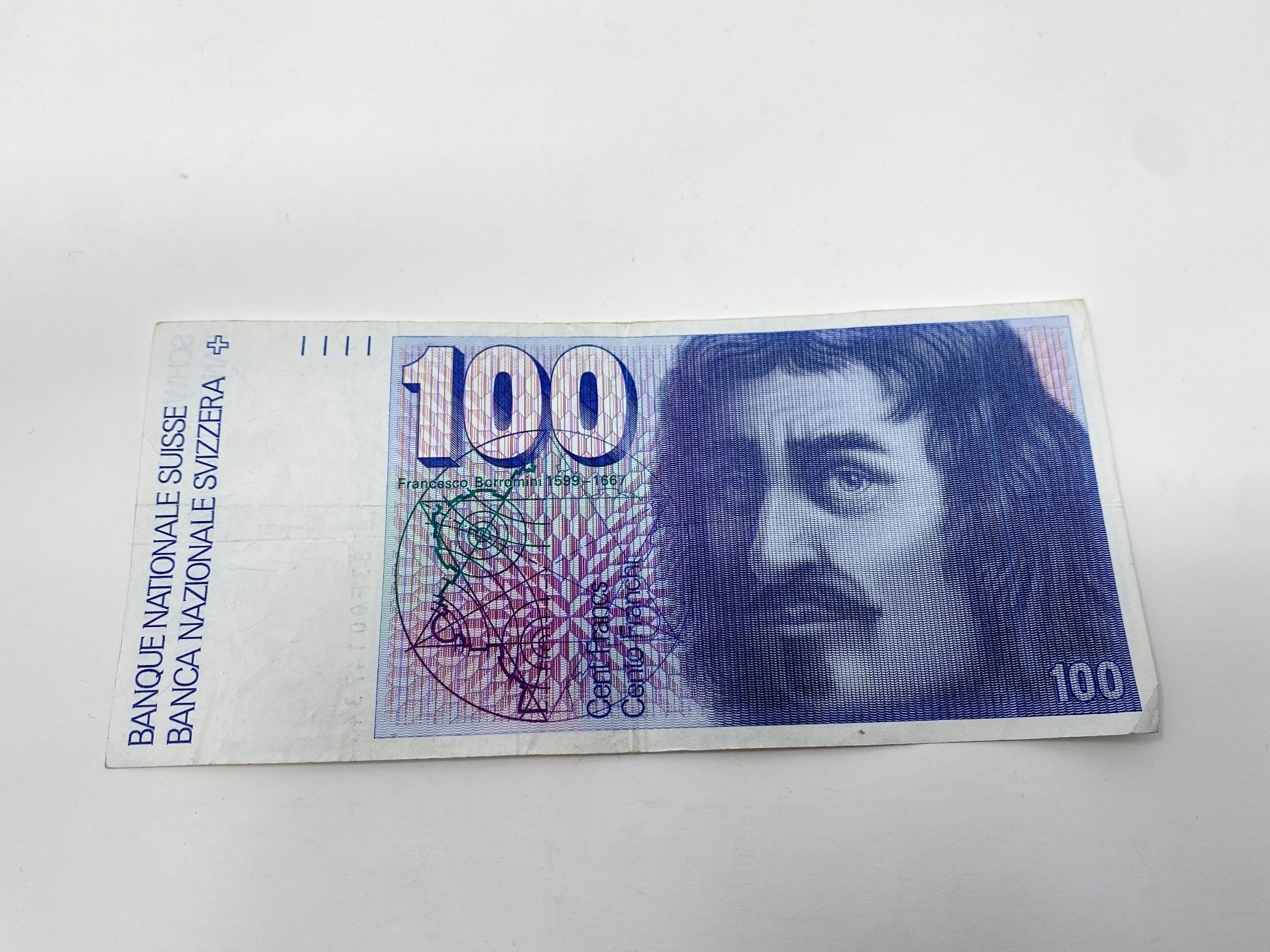 Billets de banque: Schweizer Banknote 100 Franken, Borromini, 100er Note – D'occasion à Ballwil par ClassicGallery