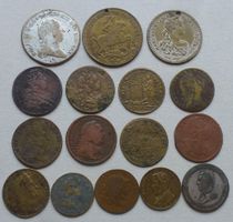 Lot ++ 16 alte Medaillen, viele aus Frankreich