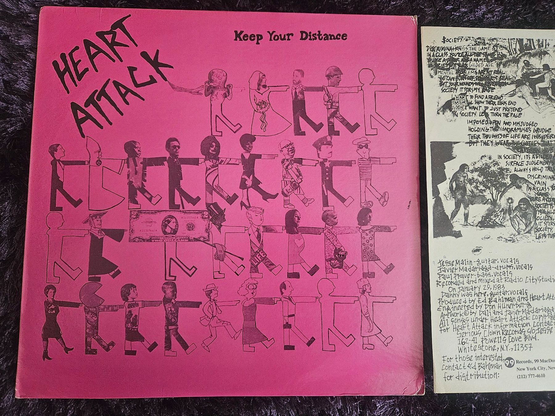 Dischi in vinile: Heart Attack – Keep Your Distance – Usato da zürich venduto da ultraviolet