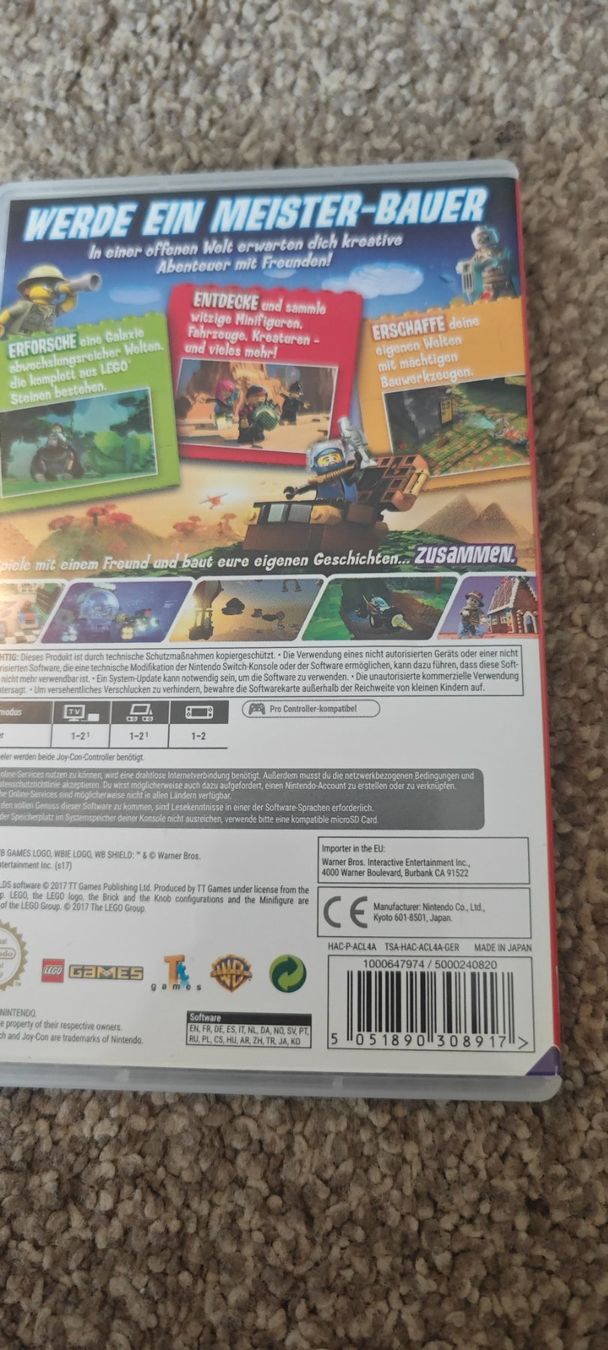 Nintendo Konsolen: Lego worlds Nintendo switch – Gebraucht aus Balsthal von  2