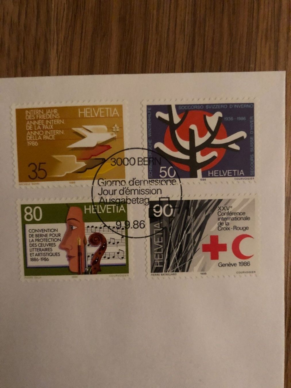 Tutti i francobolli: FDC Sonderpostmarken 9.9.1986 – Nuovo (secondo la descrizione) da Landquart venduto da interesse63 1
