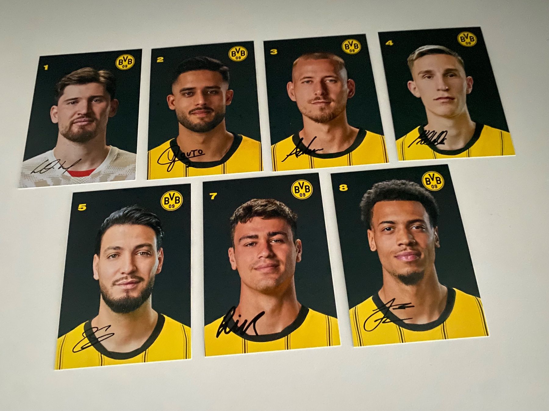 Autografi: Autogrammkarten Set BVB Dortmund 2024/25 – Usato da Hergiswil LU venduto da FcMalkov 1