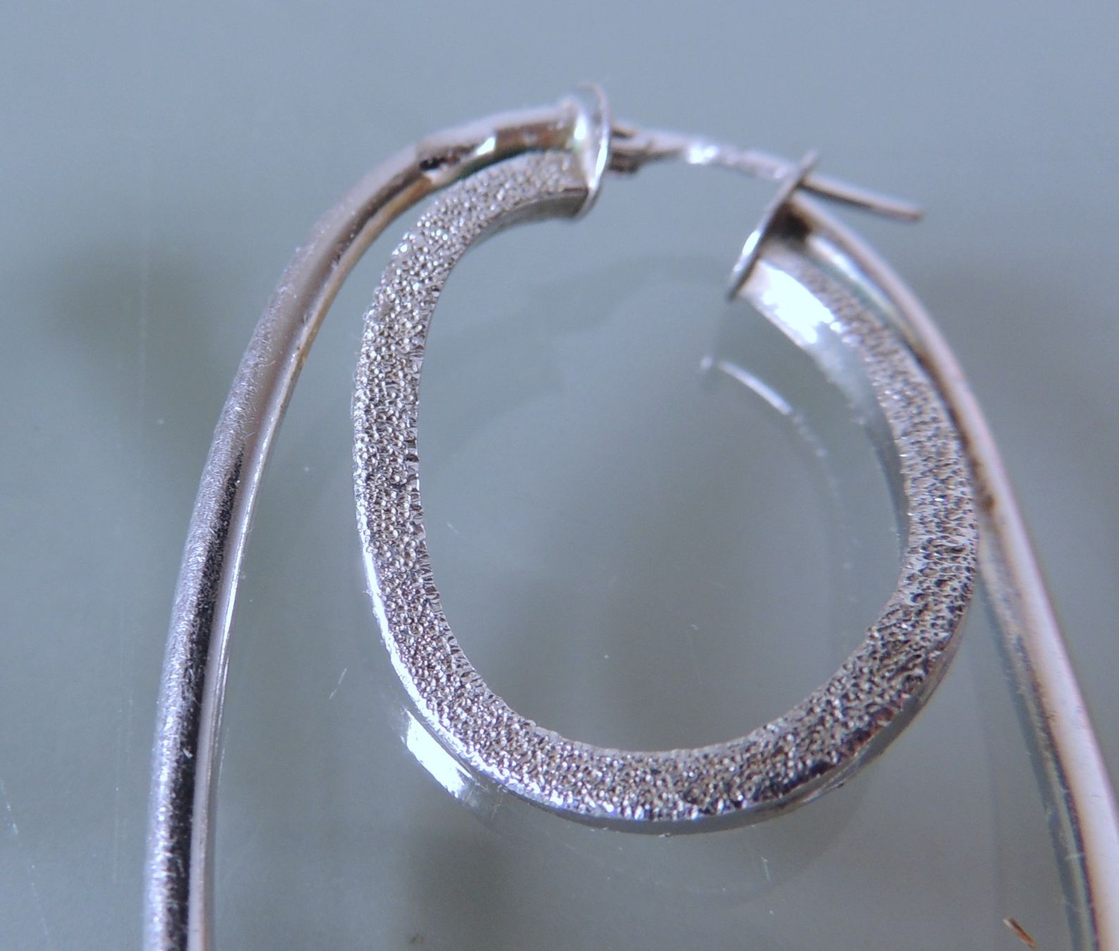 Orecchini pendenti & Orecchini a lobo: Silber 925 Ohrringe 45 x 27 mm – Usato da Waldenburg venduto da schaller707 2