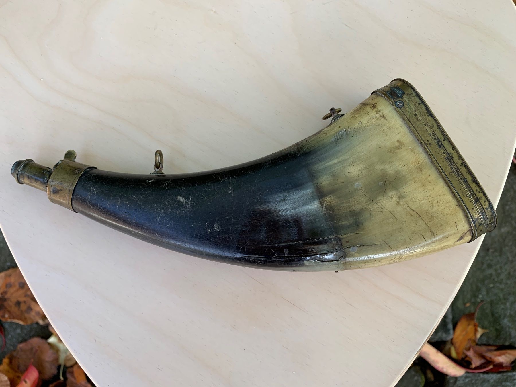 Il mondo degli animali: antikes Pulverhorn – Usato da Feldbach venduto da Olive1 4